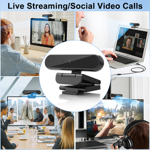 Windows Hello Face ID WebCam 2MP P مكالمات فيديو USB عالية الدقة بالكامل والنوافذ مرحبا Sing-in & Unlock - Product Image 6