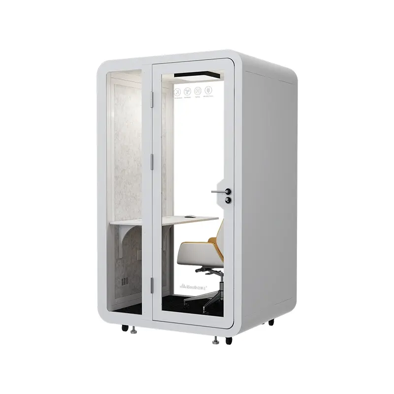 Factory Customized Detachable Cell Phone Booth Noise Reduction Office Soundproof Pod Prefab Office Mobile Booth Foldable