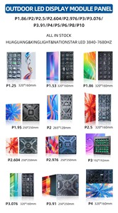 Reklam tam renkli Led ekran P2 P1.8 P1.5 P3 P4 Led Panel fiyat Smd açık Led ekran modülü P4 Led matris - Product Image 5