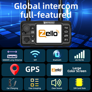 MCTOLOLA新しいZello Android 8.11 PoCワイヤレス4GモバイルネットワークSIMカード付きGPSBluetooth Wi-Fiグローバルカーウォーキートーキー - Product Image 4