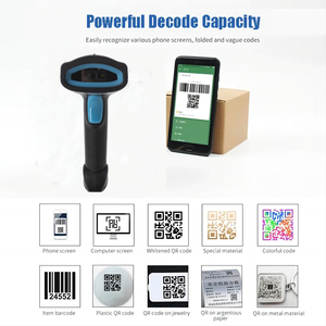 Wireless BarCode Scanner Portable Handheld <strong>Android</strong> 1D 2D <strong>QR</strong> <strong>Code</strong> Scanner Laser Barcode Scanner U-2W - Product Image 4