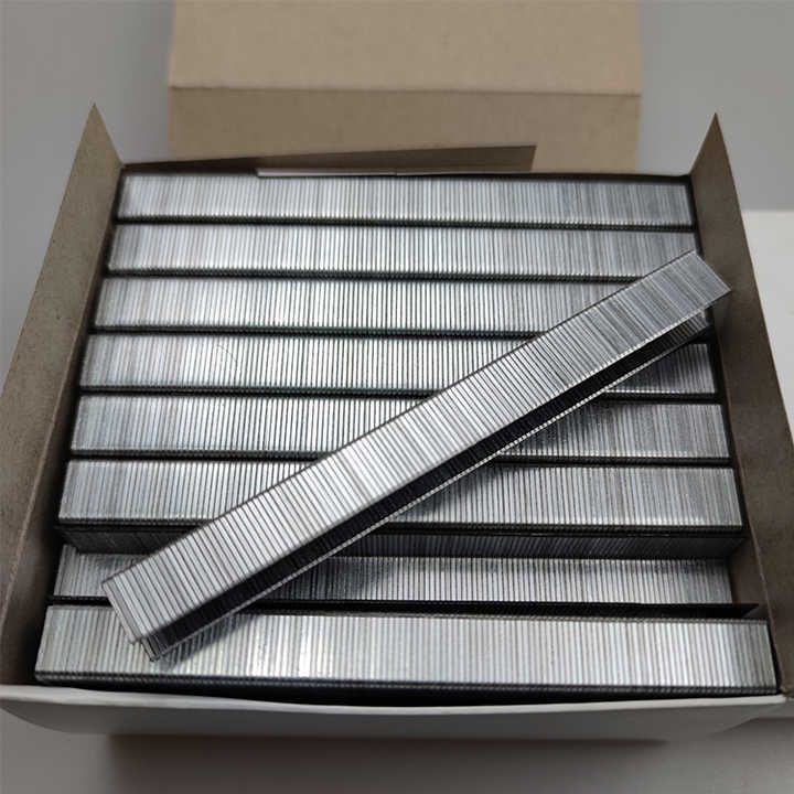 Hot Sale Factory Metal Q195 80 Series Nails Grampo Pin 8010 Prego Pneumático para Sofá
