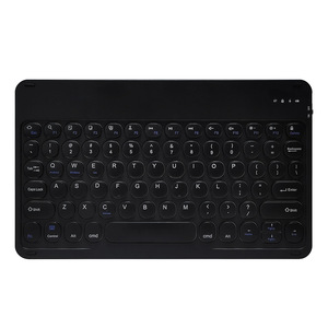 Venta al por mayor a granel 2,4 Ghz Mini teclado Multimedia de carga inalámbrica pequeño teclado ergonómico portátil recargable BT teclado - Product Image 2