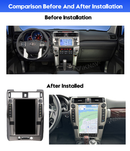 トヨタ4Runner 2010-2023用ワイヤレスカープレイGPSナビゲーションAndroidオートカーラジオLCDディスプレイ画面マルチメディアプレーヤー128GB - Product Image 2