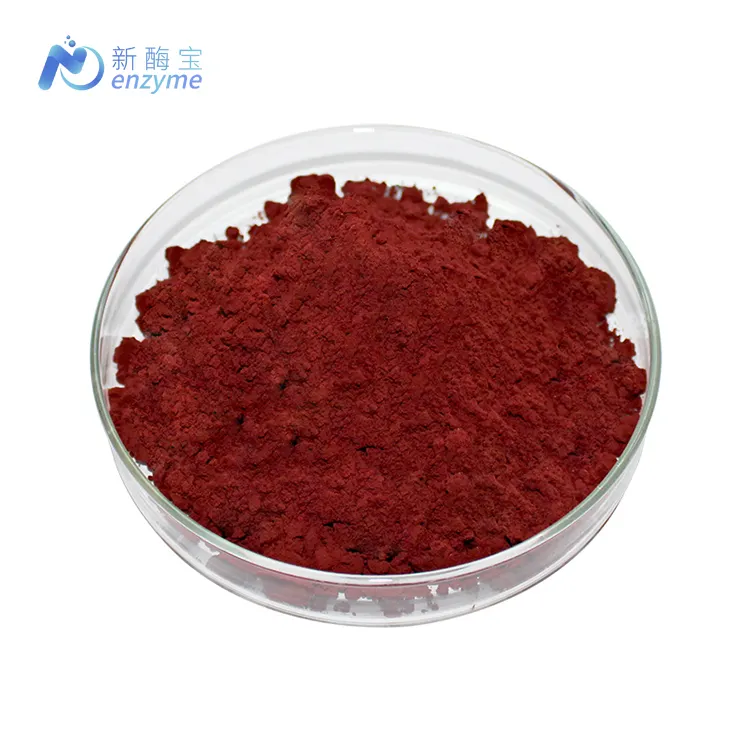 Polvere di estratto di riso Koji rosso fermentato polvere di riso rosso biologico puro al 100%