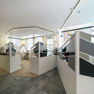 高端现代餐厅线性悬挂灯33 * 60毫米设计师吊灯，用于餐桌遥控交流电源 - Product Image 5