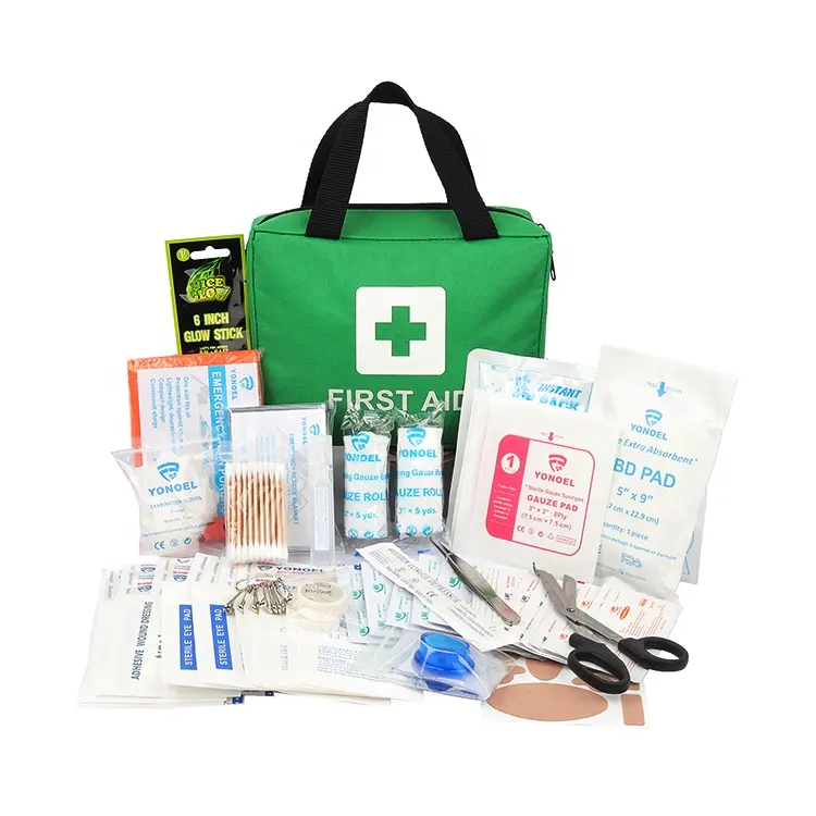 Kit médico de primeros auxilios para el hogar y la oficina, equipo médico