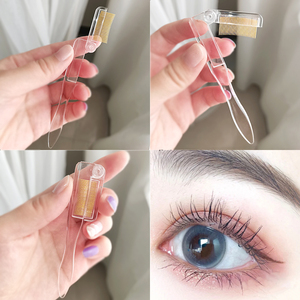 Eyelash Comb Curler Eyelashes Separator Curler Makeup Mascara Applicator Eyelash <strong>Definer</strong> with Comb Cover Cosmetic Tools