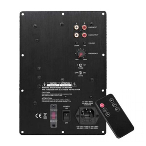 Subwoofer módulo amplificador clase D de 150W de alta calidad utiliza Terminal de entrada y salida RCA - Product Image 1
