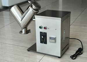 Paslanmaz çelik V tipi mikser küçük laboratuvar yüksek hızlı toz malzeme granül karıştırma karıştırıcı - Product Image 3