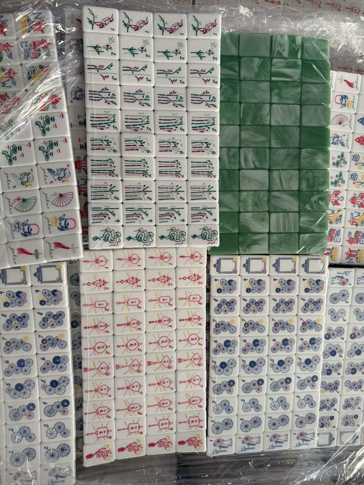 Miss Mahjong verde clásico