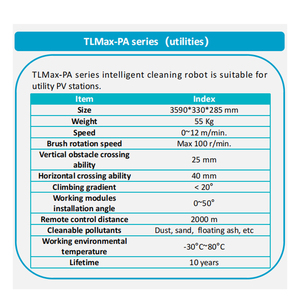 Robot Pv Module Cleaner Auto Machine attrezzatura per la pulizia del pannello solare per il tetto commerciale Off-grid