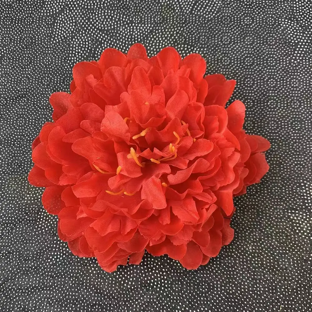 Hortensia de alta calidad, flores secas de clavel, rosa, seda Artificial, peonía, cabeza de flor, 10 Cm
