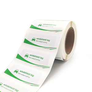 Di Vendita caldo RFID Etichetta Anti-falso A Prova di Manomissione RFID Autoadesivo del Parabrezza UHF Veicolo Etichetta Tag - Product Image 1