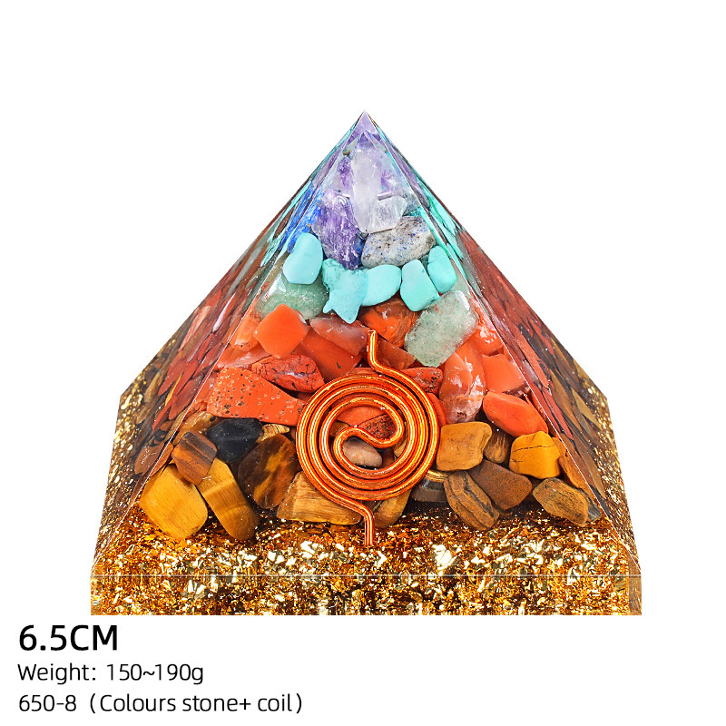 Alambre de cobre con piedras de colores Ag65-8