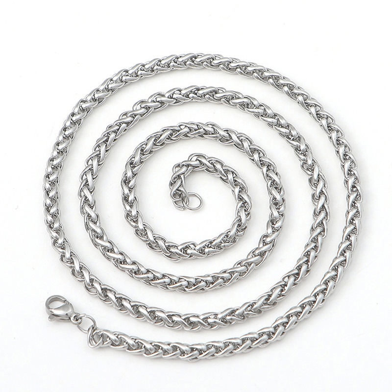 Basket Silver 4mm*60cm Chain