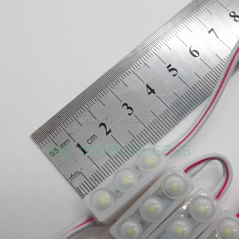 Led Mini Modul Injeksi 2906 12V 3Leds 0.6W Led Diterangi Tanda Saluran Surat Luar Ruangan Smd 2835 Modul Led Tahan Air