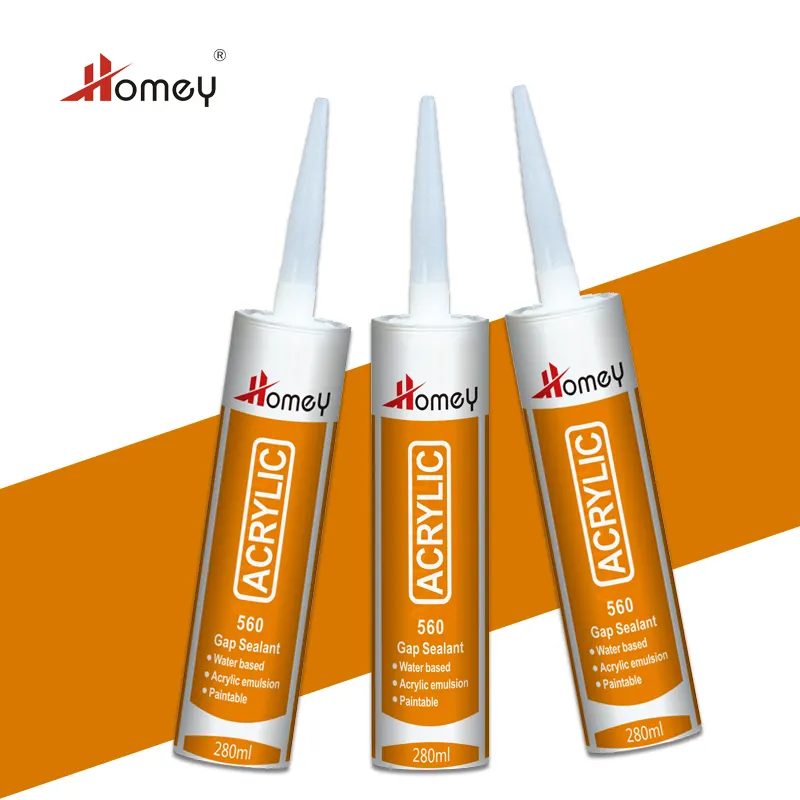 Homey acrylic sealant concrete full bottle adhesive for glass and roof seal silicone sealant