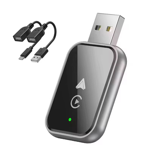 Wireless CarPlay Dongle Wireless <span class=keywords><strong>Android</strong></span> Auto Adapter 2in1 Caixa Inteligente para Carro Com Wired CarPlay Car Sistemas Inteligentes