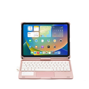 Auto Sleep/Wake Rotación de 360 grados Estuche para teclado inalámbrico para iPad 10th Gen 10,9 pulgadas - Product Image 1