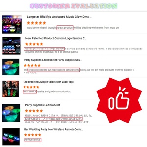 2023 LED RGB Wristband Bracelet Remote Controllable Flashing Light up <strong>Concert</strong> <strong>Cheer</strong> Product for Stars Easter Graduation Ramadan - Product Image 5