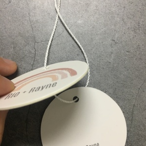 <strong>Custom</strong> Circle hang <strong>Tags</strong> Recycled,eco Friendly <strong>String</strong> for hang <strong>Tag</strong> - Product Image 3