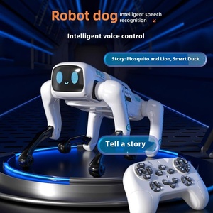 AI Intelligent 1:5 Robot Dog Model High-<strong>Tech</strong> LED Light Musical Toy Voice Dialogue App Remote Control <strong>Programming</strong> for Boys Girls - Product Image 3