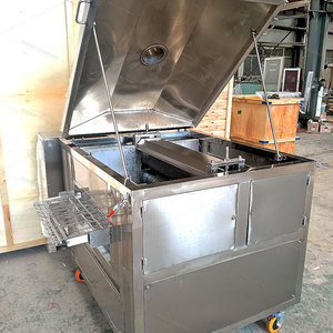 304不锈钢肉牛排打标机汉堡新条件木炭鸡肉沙威玛牛肉烤架 - Product Image 2
