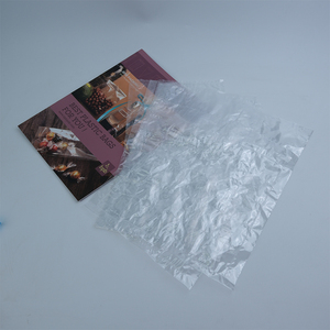 定制可重复使用的一次性透明低密度聚乙烯塑料冰冷却器立方体包装袋5 8 10 15 20磅，带冰拉绳 - Product Image 1
