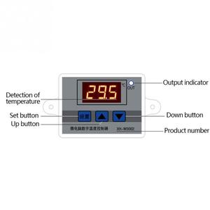 DC12V/24V/AC220V XH-W3002サーモスタットデジタルLED温度コントローラー10Aサーモスタット制御スイッチ - Product Image 4