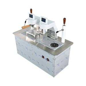 6000W 4 kazanlar 13.5L masaüstü ticari <span class=keywords><strong>2</strong></span> grup Cappuccino Espresso kahve ve çay makinesi tezgah altı Espresso makinesi
