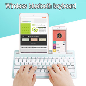 <strong>Portable</strong> Wireless <strong>Keyboard</strong> for Tablet Laptop Smartphone iPad Support IOS Android System Phone Universal - Product Image 4