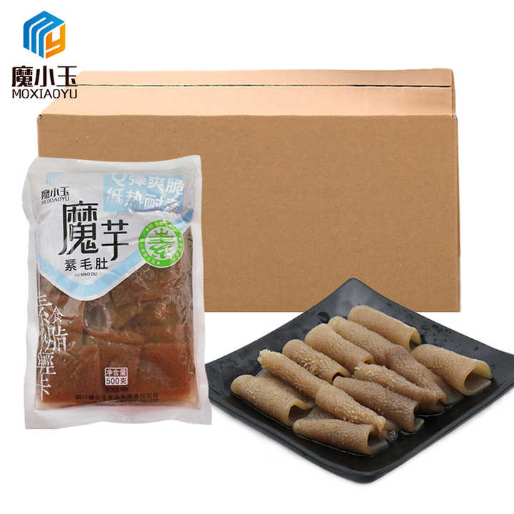 Kualitas tinggi produk lezat sehat organik rendah Carb makanan Hotpot Halal Vegetarian hitam Konjac Tripe