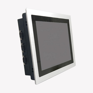 GPIO 24VDCを備えたAtmキオスクHmi用のスリムベゼルアルミニウム合金埋め込みタッチスクリーン産業用コンピューターパネルPc - Product Image 1
