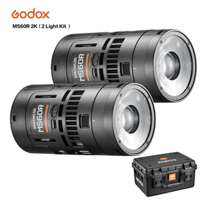 Godox ידע ms60r <span class=keywords><strong>2k</strong></span> ערכת מגב צבע שני אור מיוצר עבור קריאייטיב סרט צילום שידור וידאו