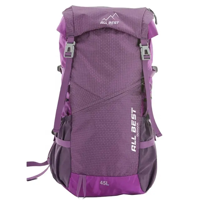 सभी सर्वश्रेष्ठ आउटडोर लंबी पैदल यात्रा यात्रा बैग 45 एल पर्वत चढ़ाई शीर्ष बैकपैक