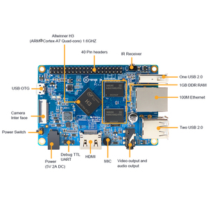 Orange Pi PC 1GB H3 Quad-Core-Unterstützung Android, Ubuntu,Debian Image Single Board Computer - Product Image 1