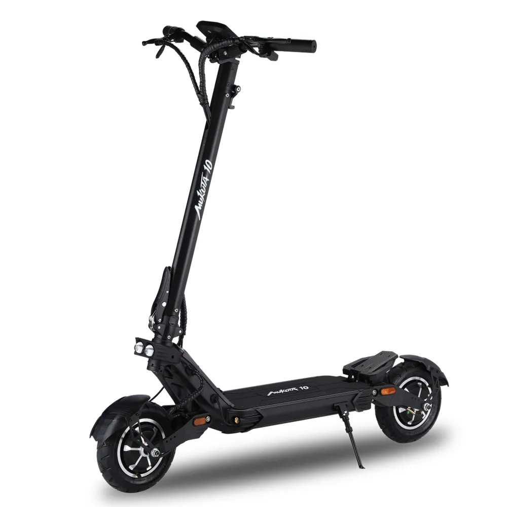 Mukuta 10 Dual Eu Usa Uk Warehouse 2 ruote Scooter elettrico pneumatico da 10 pollici 60 Km/H velocità grasso pneumatico stazione di ricarica per Scooter elettrico