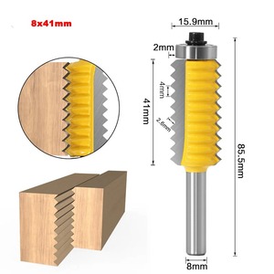 Yüksek hassasiyetli ağaç İşleme freze kesiciler yönlendirici Bit gravür parmak eklem Bit HRC55 sertlik kesici - Product Image 4