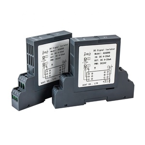 Convertidor de aislador de señal galvánica enchufable 4-20ma 1 entrada 2 Salida 0-10V 0-5V acondicionador distribuidor aislador de señal precio