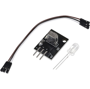 Kit telecomando wireless a infrarossi HX1838 con telecomando e modulo ricevitore - Product Image 3