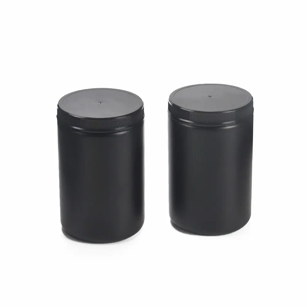 1ltr HDPE Kunststoff Soft Touch Flaschen glas Molke Custom Protein Powder Storage Supplement Container