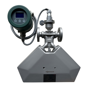 Medidor de flujo de masa de pulso Jingjie 4-20mA Salida de señal RS485 0.2% Medidas de precisión Tasa de flujo de volumen de aceite Temperatura de densidad - Product Image 1