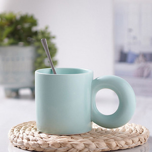 咖啡杯创意大耳朵陶瓷杯茶杯带手柄水杯 - Product Image 6