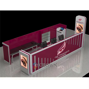 Hot Sale Eyebrow Beauty Booth Shop Cabinet <strong>Lilashes</strong> Eyebrow Kiosk Salon OEM - Product Image 3