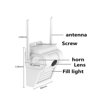 Smart Life LED Lámpara de pared Wifi Cámara IP 3MP HD Tuya Sensor de movimiento al aire libre Cámara DE SEGURIDAD Luz de inundación Cámara CCTV Inalámbrica - Product Image 2