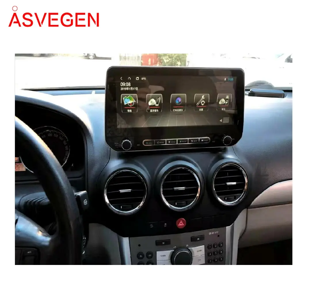 Nova caixa de som automotiva android touch screen, rádio dvd player para opel antara com wifi playstore bt