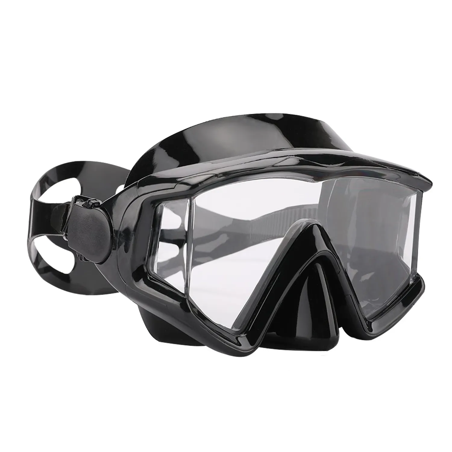 Occhiali professionali per apnea per adulti 3 vista panoramica Scuba Diving HD lente in vetro temperato Snorkeling maschera subacquea