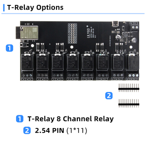 T-Relais ESP32 5V Relais modul 8 Kanal mit Optokoppler-Isolation Drahtlose Entwicklungs karte WIFI Bluetooth Für Arduino - Product Image 4