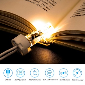 G4 led 2watt 12volt olmayan kısılabilir titreşimsiz 3014SMD LED mısır ampul G4 Bi Pin LED ampul ışık - Product Image 4
